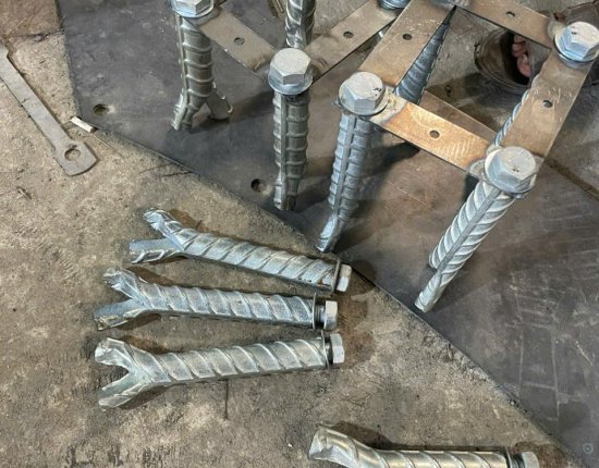 Gia công Coupler đuôi cá mạ kẽm, Bulong đuôi cá mạ kẽm